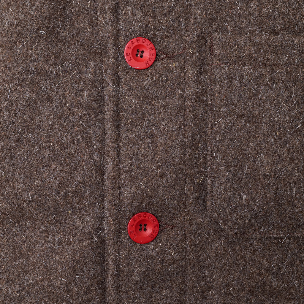 Veste en Laine marron Le Laboureur