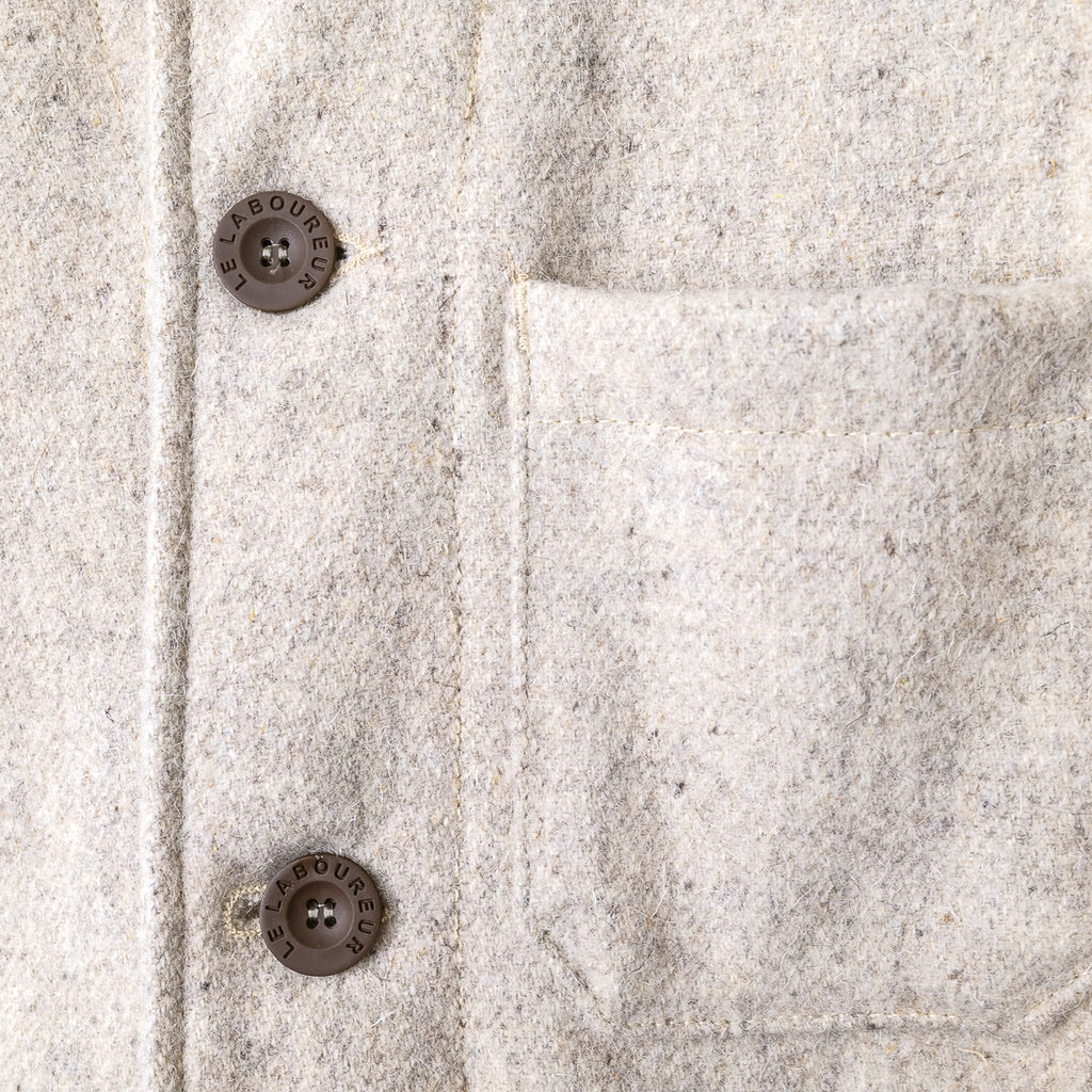 Veste en laine écrue Le Laboureur