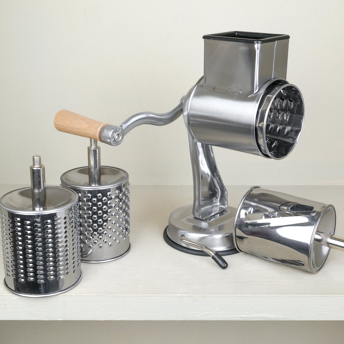 4-Drum Rotary Grater