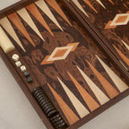 Rosewood backgammon