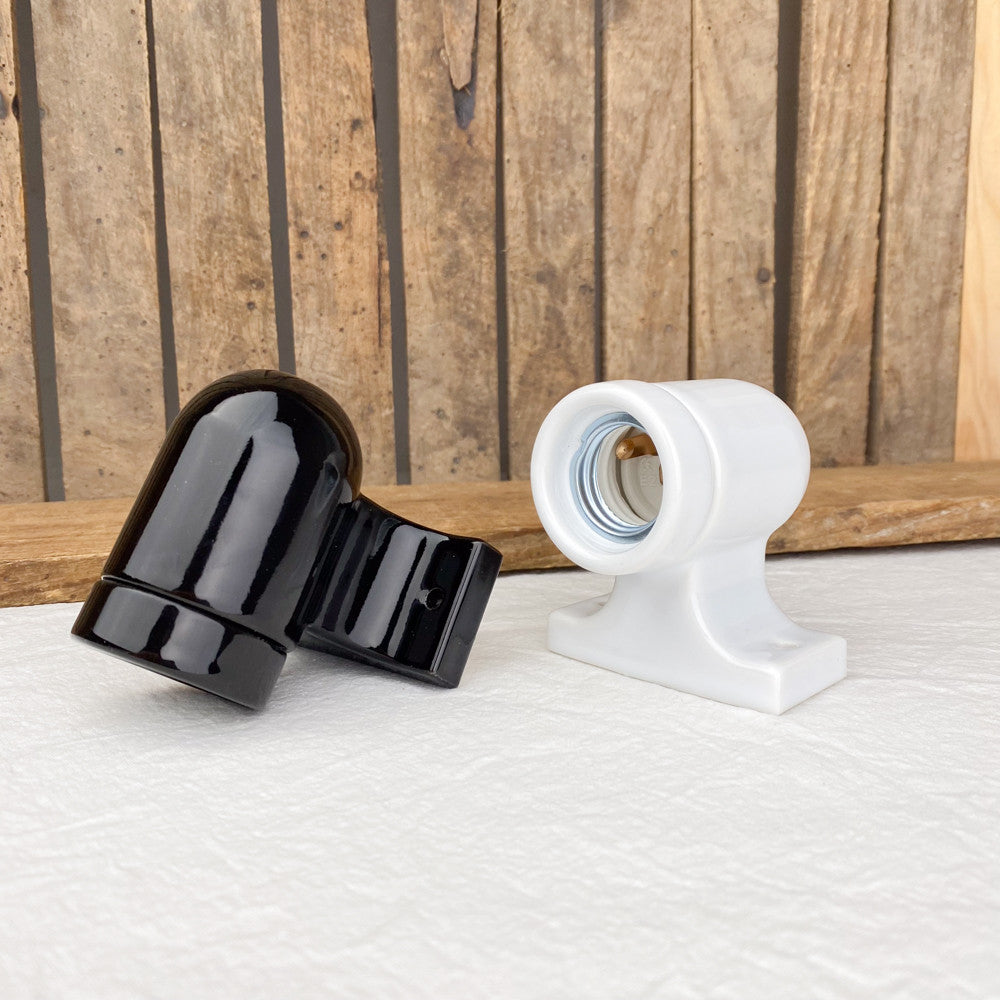 Wall lamp with mounting brackets