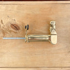 18th-century brass shutter stop