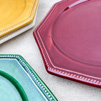 Assiette à dessert Louis XVI Perlé Pichon