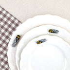 Assiette à mignardises blanche