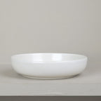 Natural stoneware soup plate