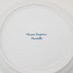 Assiette en porcelaine blanche Maison Empereur Ø27 cm