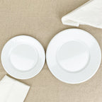 White enamel dinner plate