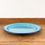 Cinsa turquoise enamel plate
