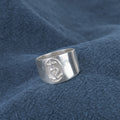Silver Camargue Cross Ring