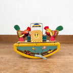 Mechanical hens seesaw