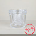 Glass butter crock with water seal, 200 ml Kilner butter keeper with lid for soft butter without a fridge