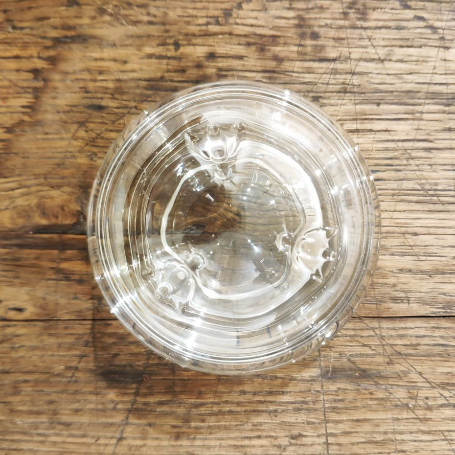 Glass bee butter dish