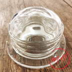 Glass bee butter dish