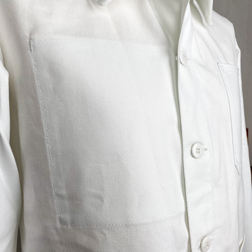 Blanc de travail white work jacket
