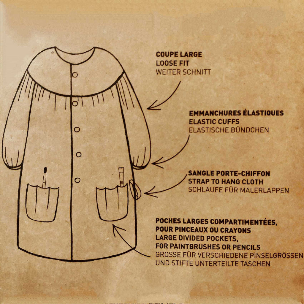 Painter's coat for adults