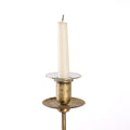Candle drip collar with gold rim