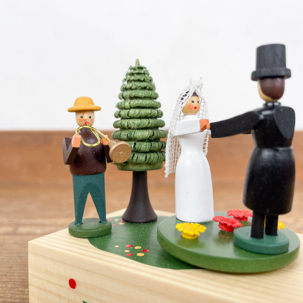Wooden music box Country wedding