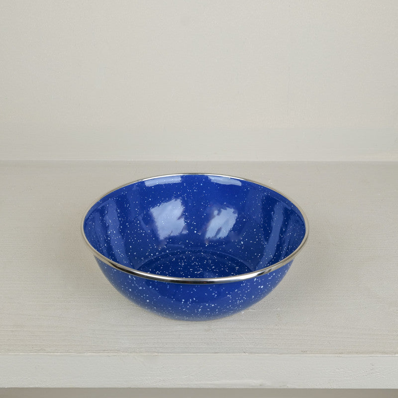 Bol de camping émail bleu