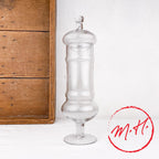 Glass candy box