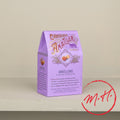 Bonbons Amattler amande caramélisée et chocolat blanc, fabrication espagnole, boîte lilas de 65 g