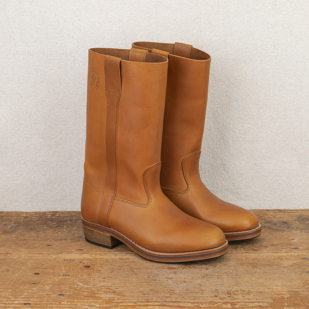 Gardian Botte Camarguaises en cuir naturel