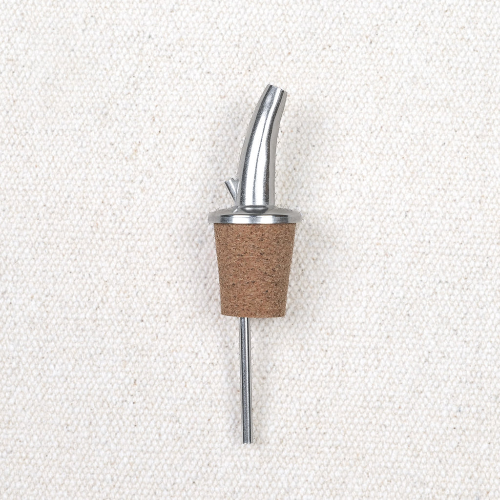 Bouchon verseur en inox et liège