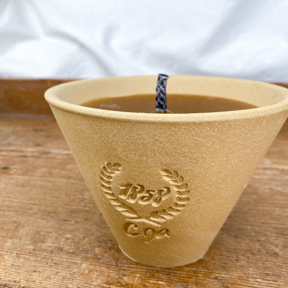 lemongrass mosquito candle Ciergerie des Prémontrés