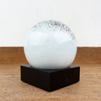 Pure glass snow globe