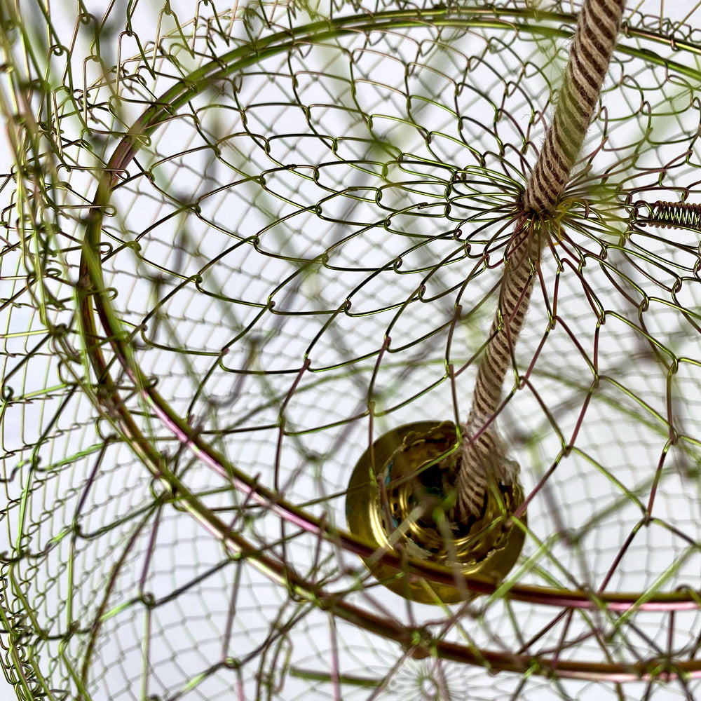 Metal oyster basket
