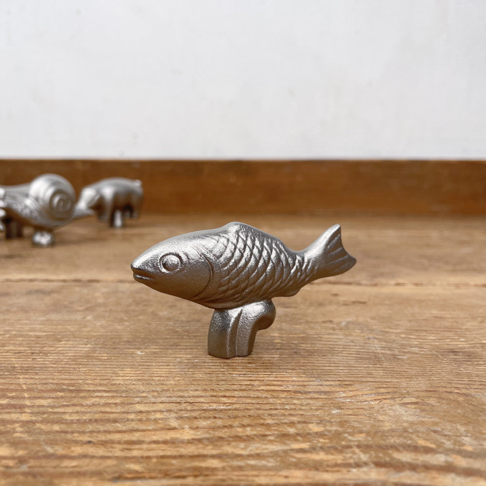 Boutons de cocotte animaux en fonte d'inox