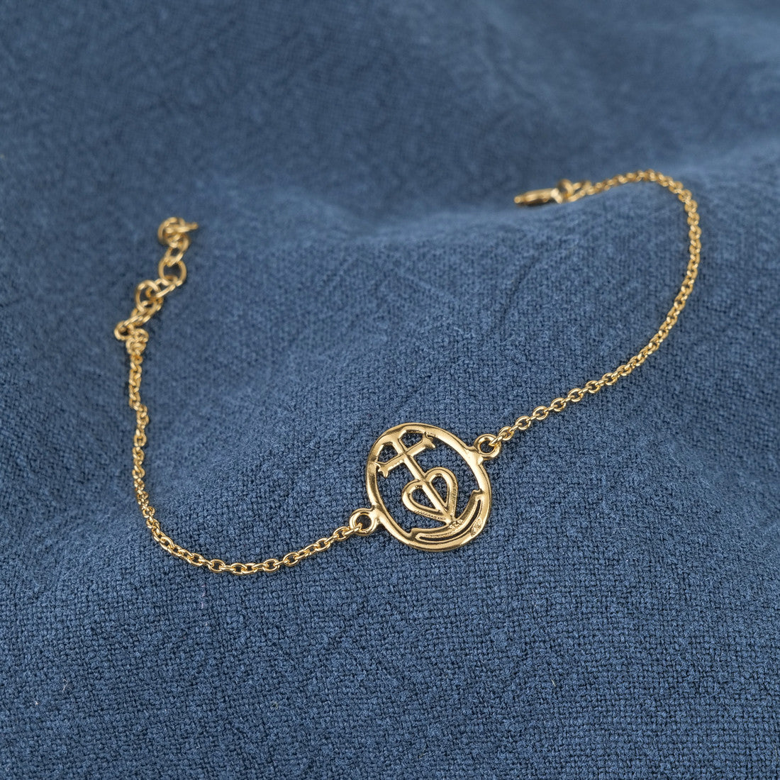 Bracelet Croix de Camargue vermeil