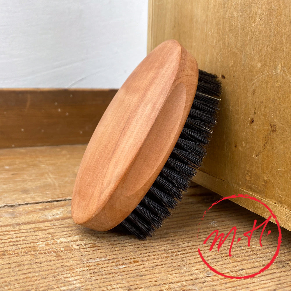 Men's hairbrush with wild boar bristles