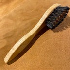 Suede brush, bristle and brass wire