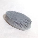Natural rubber clothes brush