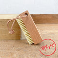 Nail brush, beech and natural fibers