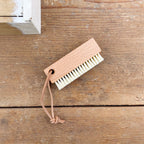 Nail brush, beech and natural fibers