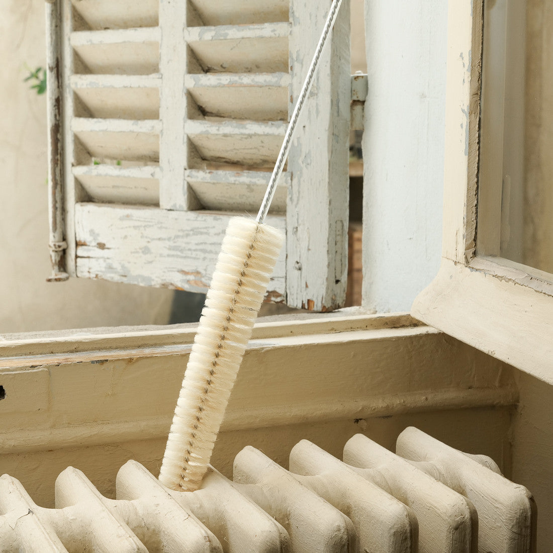 Brosse à radiateur poils de chèvre