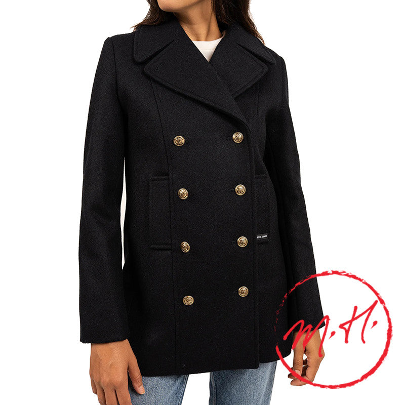 Women's Voilure wool pea jacket