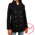 Women's Voilure wool pea jacket