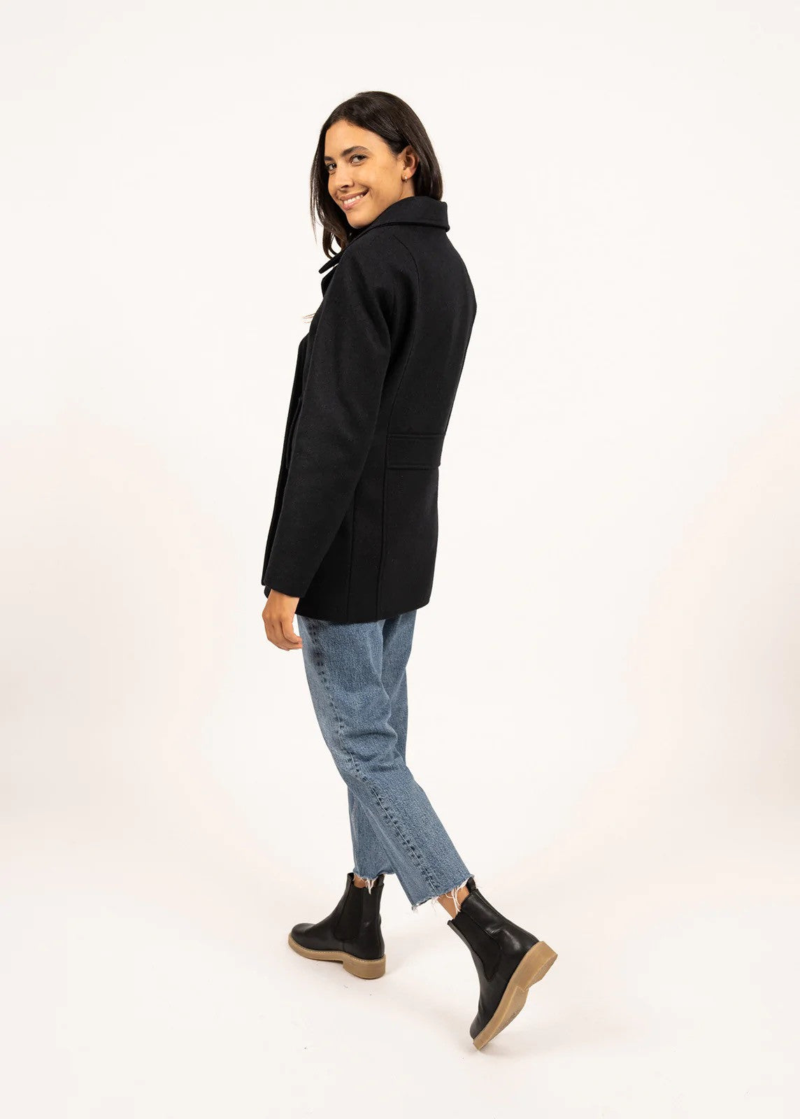 Caban femme en laine Voilure