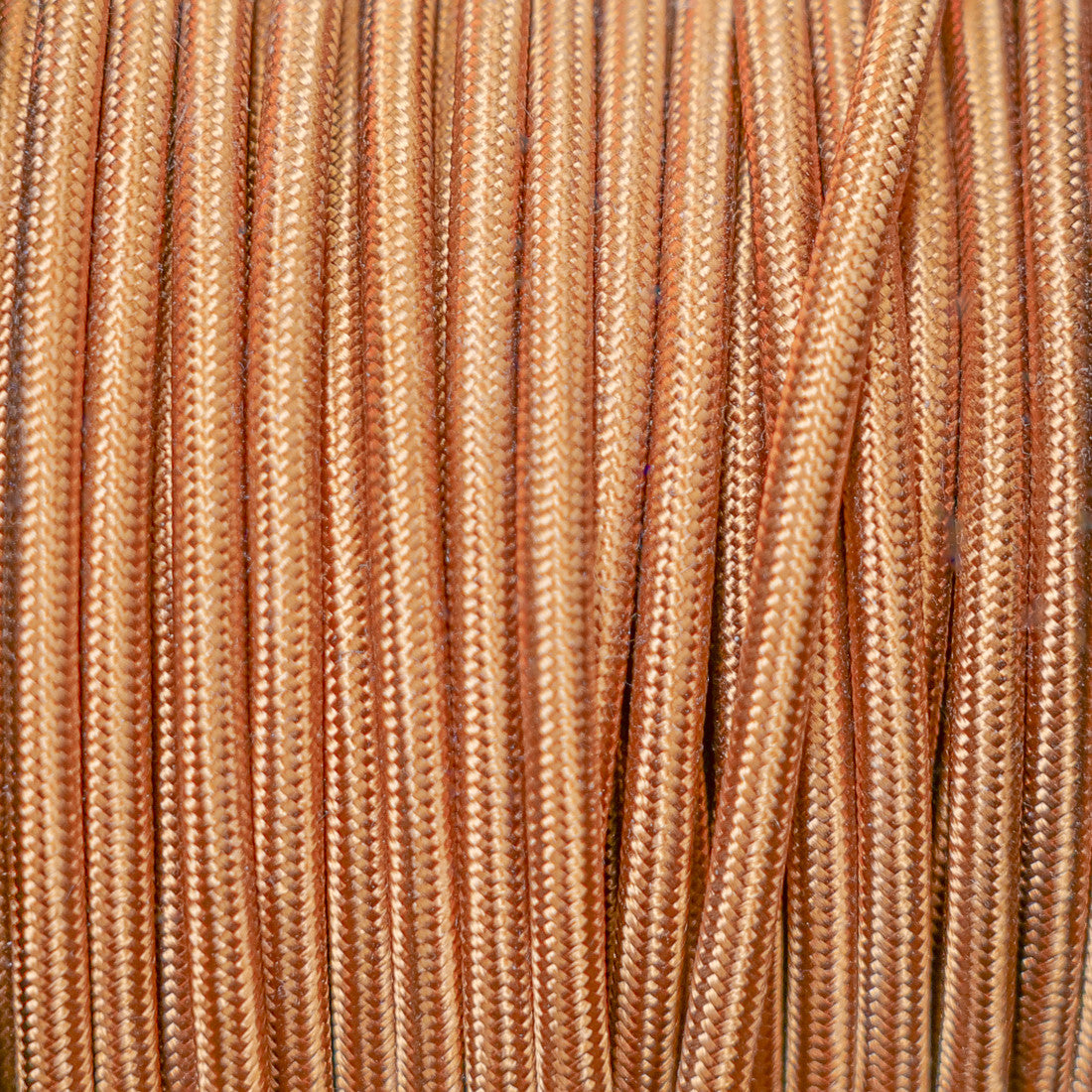 Round lighting cable, copper