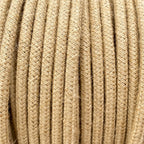 Round jute lighting cable