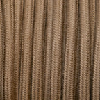 Round lighting cable Espresso brown