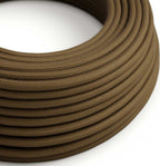 Round lighting cable Espresso brown