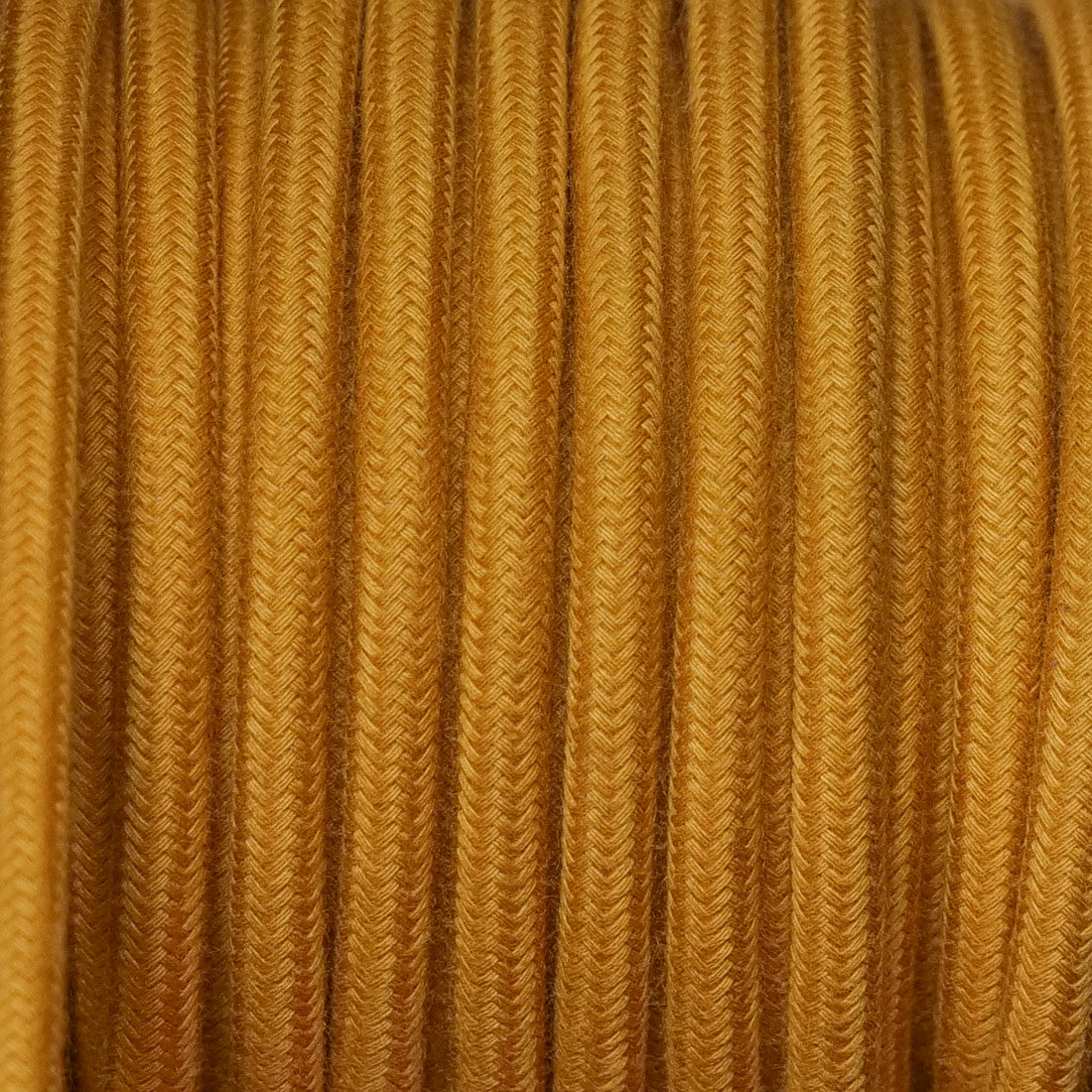 Golden Honey Round Light Fixture Cable