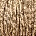 Tobacco and jute round lighting cable
