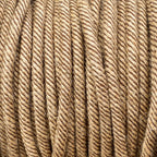 Tobacco and jute round lighting cable