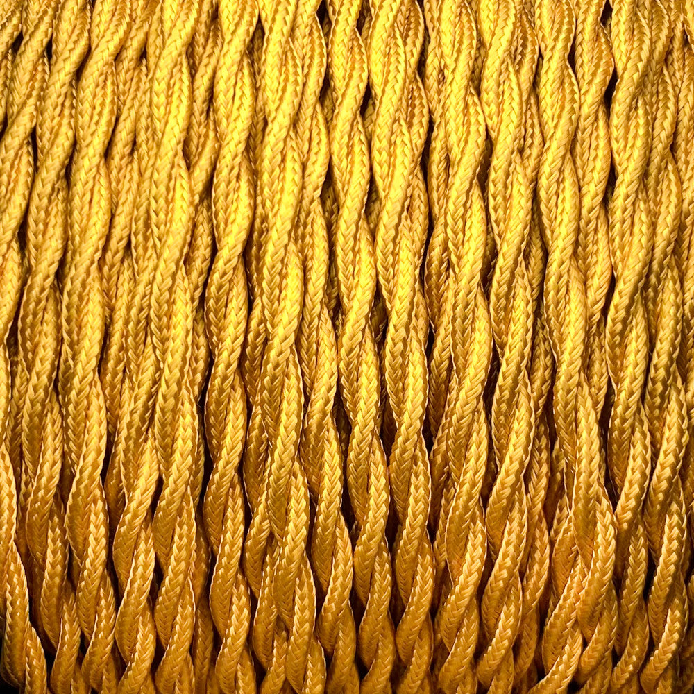 Gold twisted lighting cable