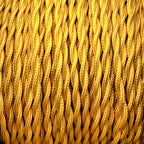 Gold twisted lighting cable
