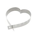 Adjustable heart-shaped pastry frame